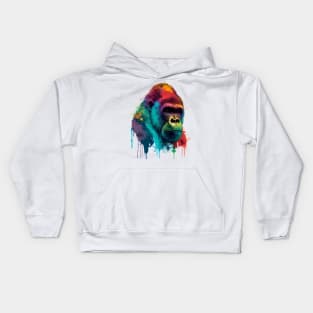 Colorful Gorilla #2 Kids Hoodie